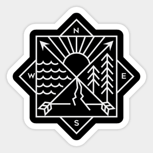Nature Compass Sticker